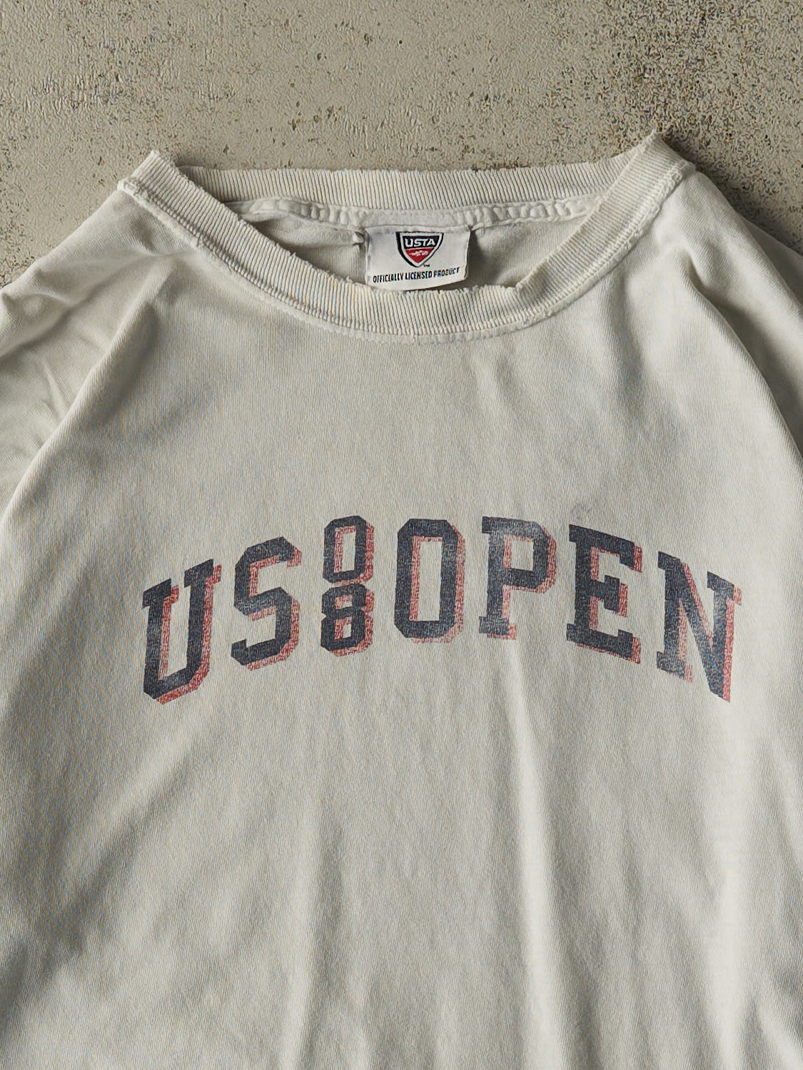 Vintage 08' White US Open Long Sleeve (L/XL)
