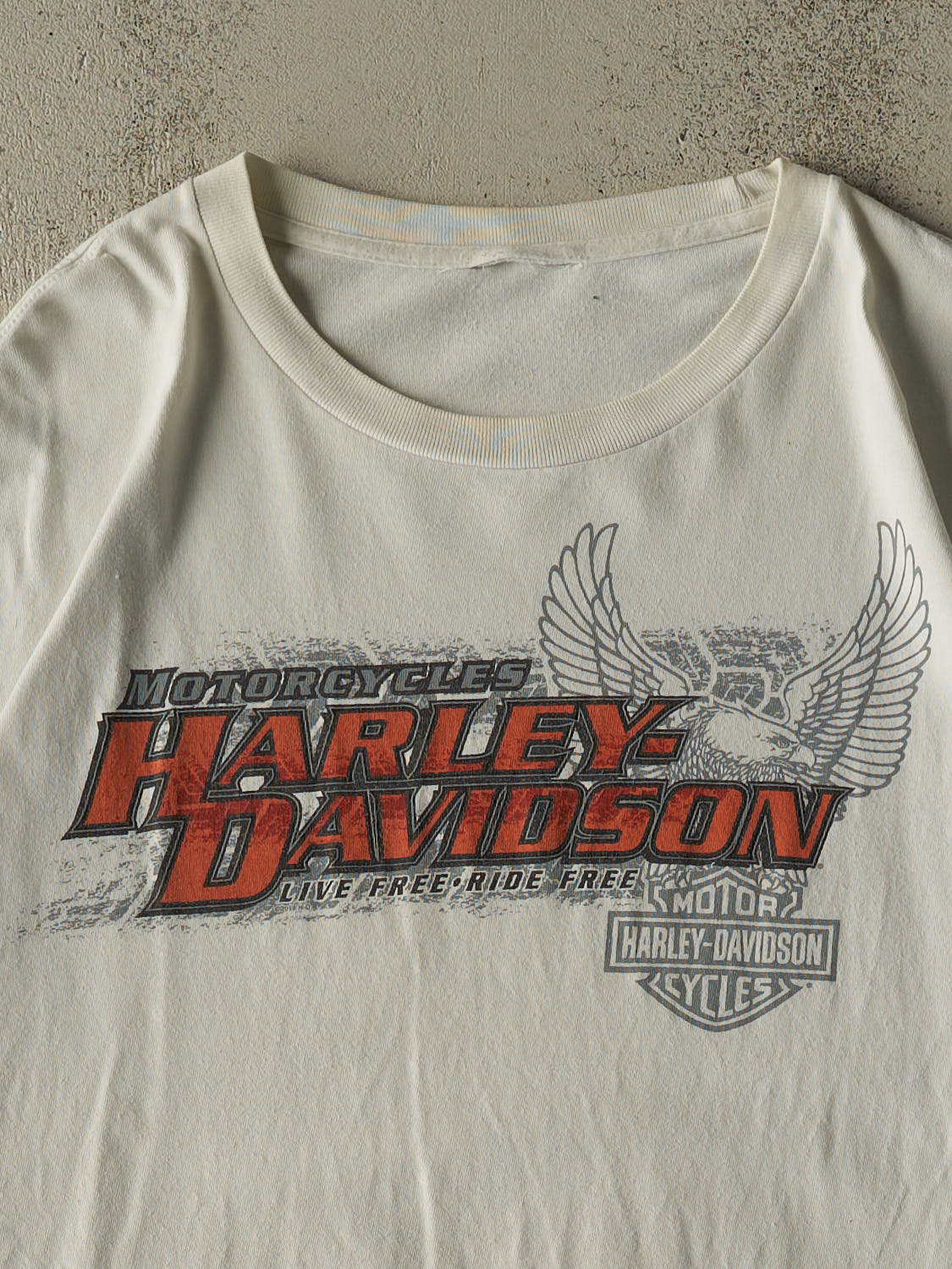 Vintage 10' White Harley Davidson Berlin Germany Tee (XXL/XXXL)