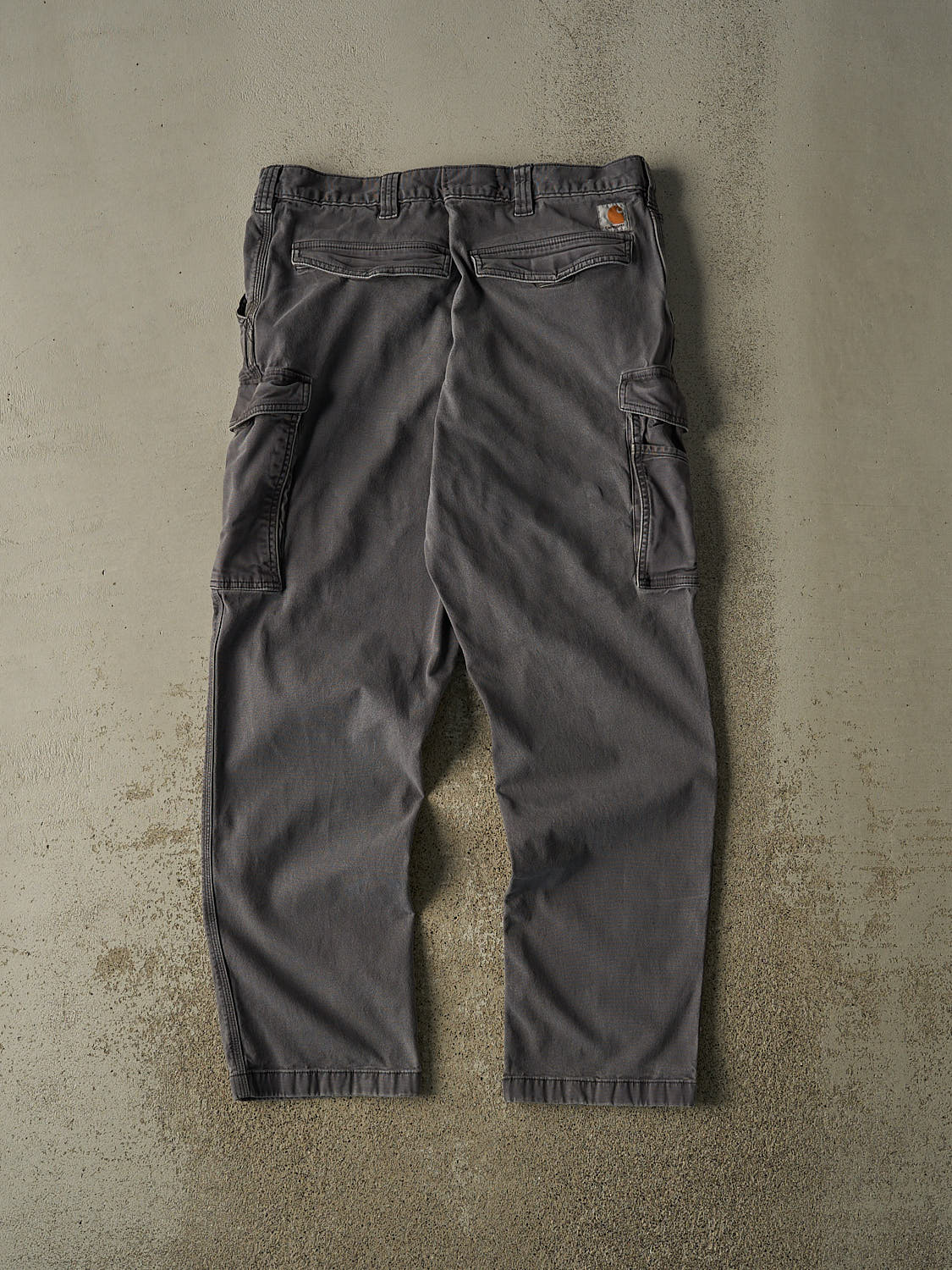 Vintage Y2K Grey Carhartt Cargo Work Pants (36x30)