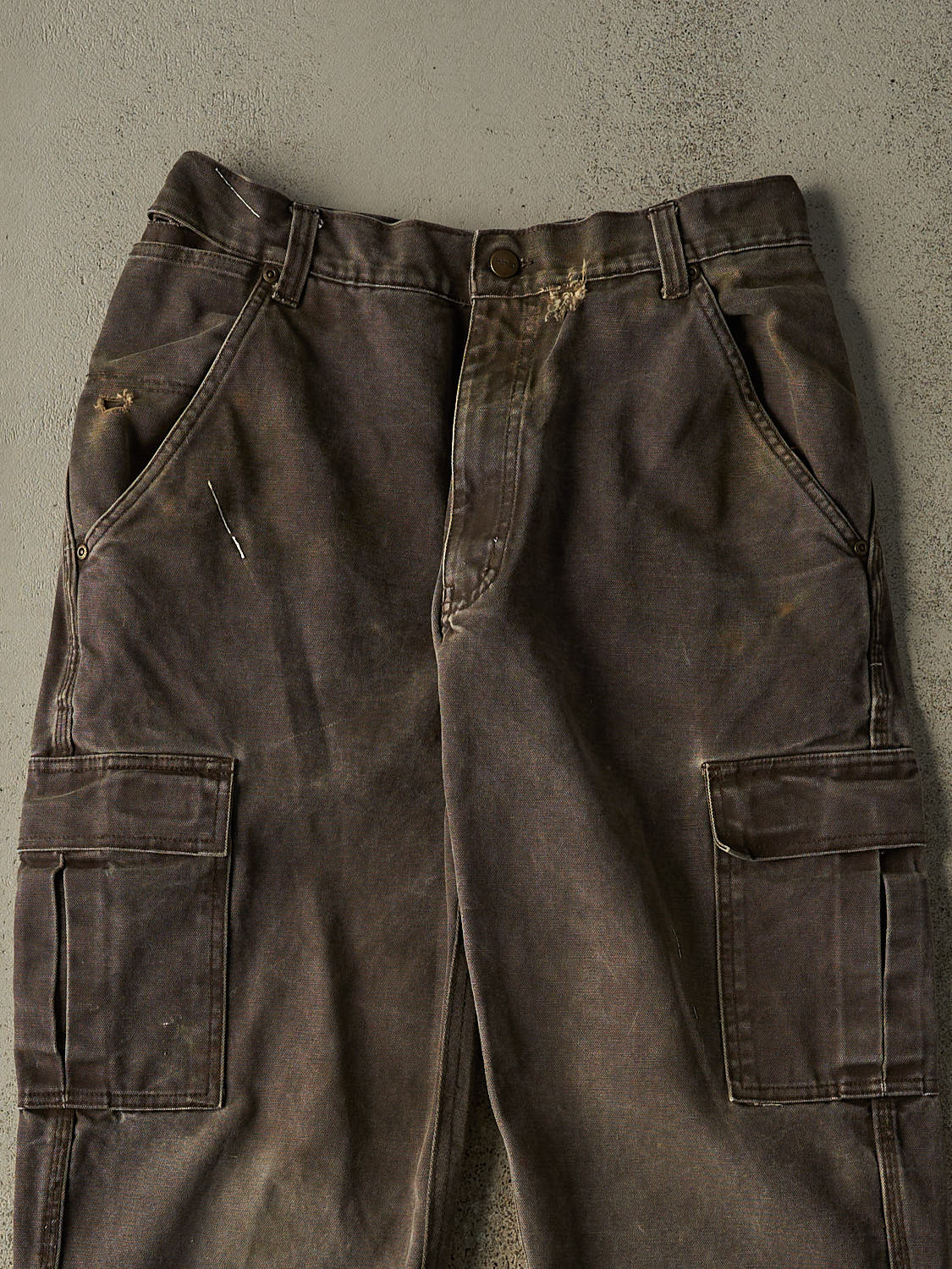 Vintage 90s Brown Dakota Cargo Work Pants (30x30)