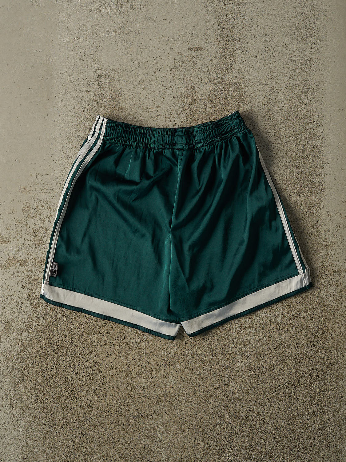 Vintage Y2K Green Adidas Track Shorts (28x6.5)