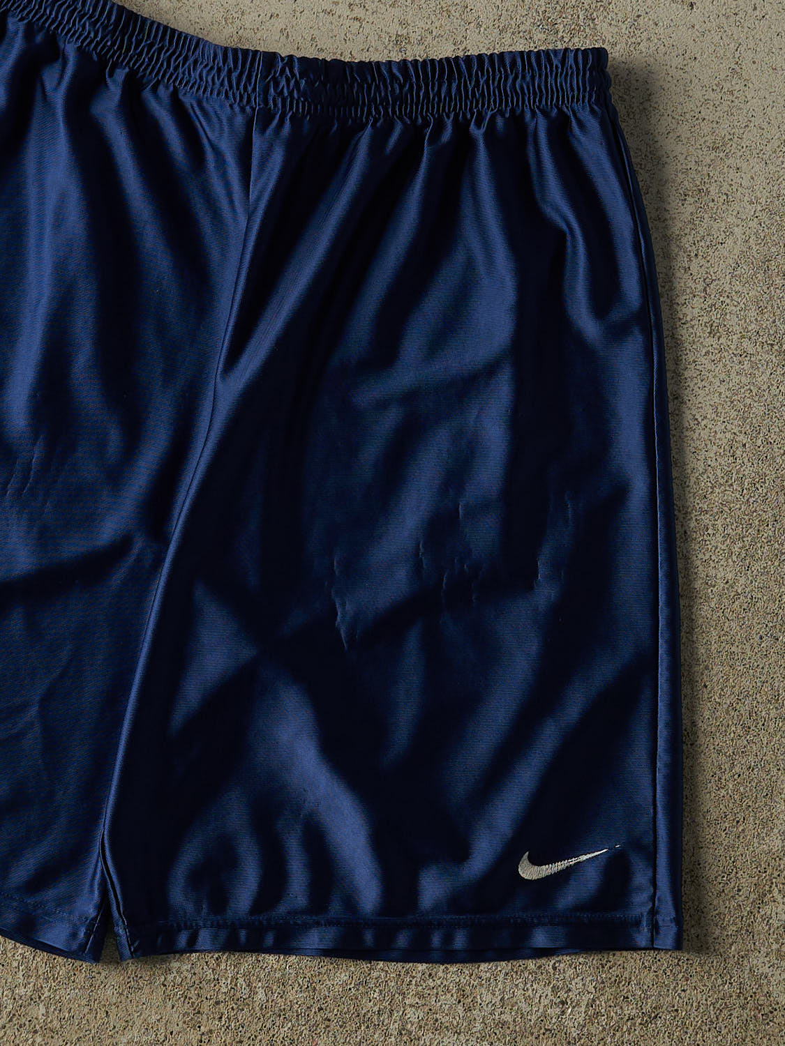 Vintage 90s Navy Blue Nike Track Shorts (31x9)