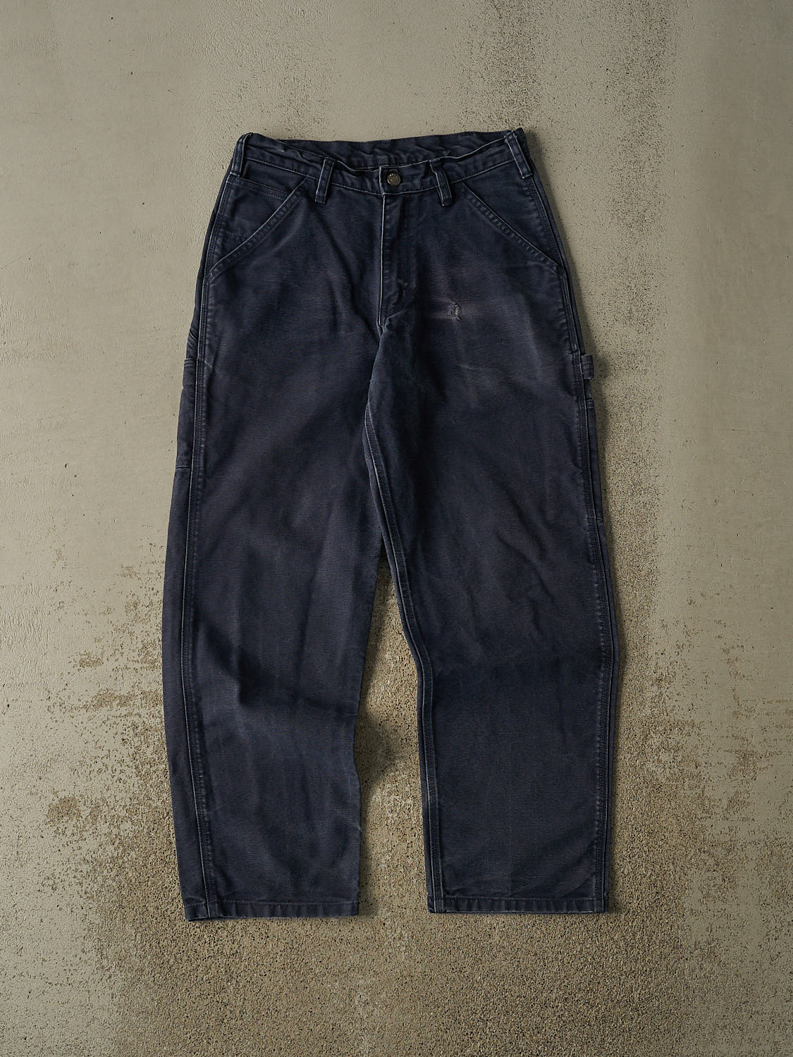 Vintage Y2K Navy Blue Dakota Carpenter Pants (29x30.5)