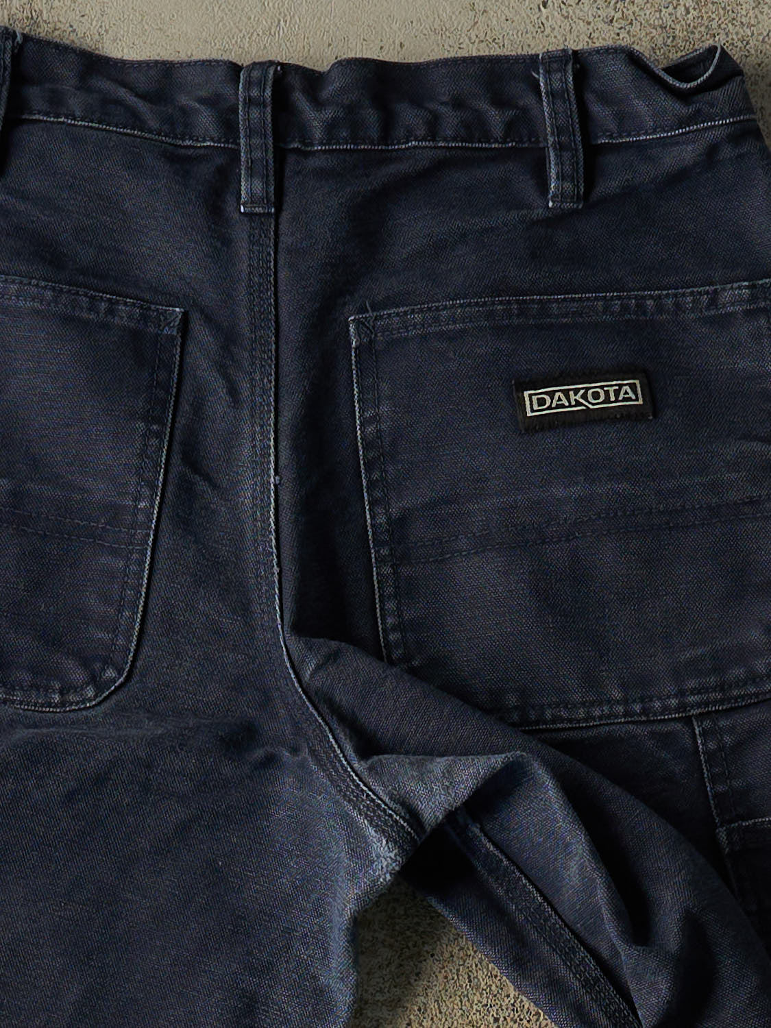 Vintage Y2K Navy Blue Dakota Carpenter Pants (29x30.5)