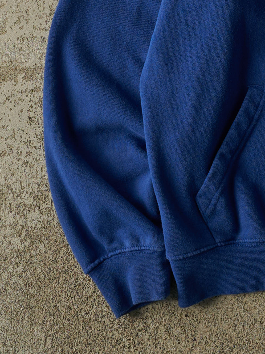 Vintage Y2K Blue Kansas University Embroidered Hoodie (M/L)