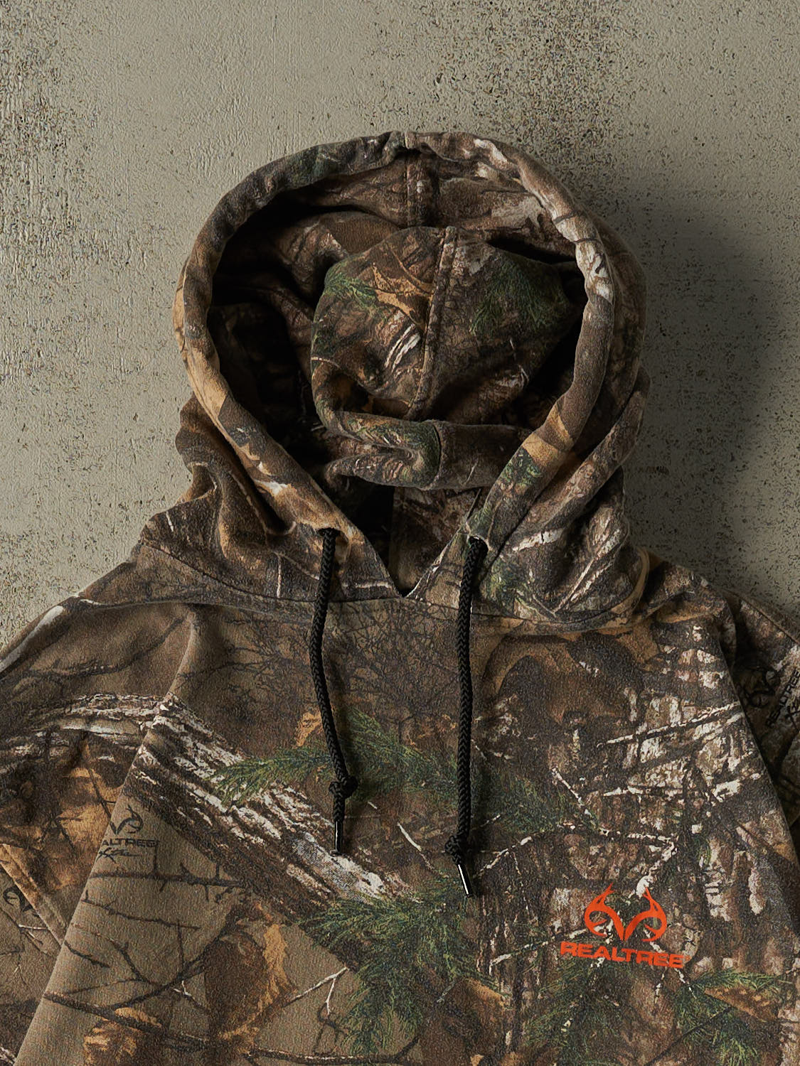 Vintage Y2K Camo Realtree Logo Hoodie (M/L)