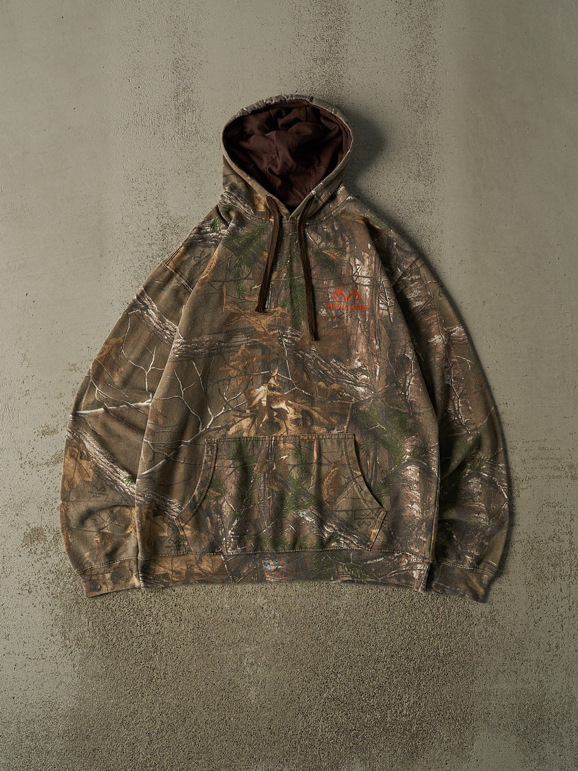Vintage 90s Camo Realtree Logo Hoodie (L/XL)