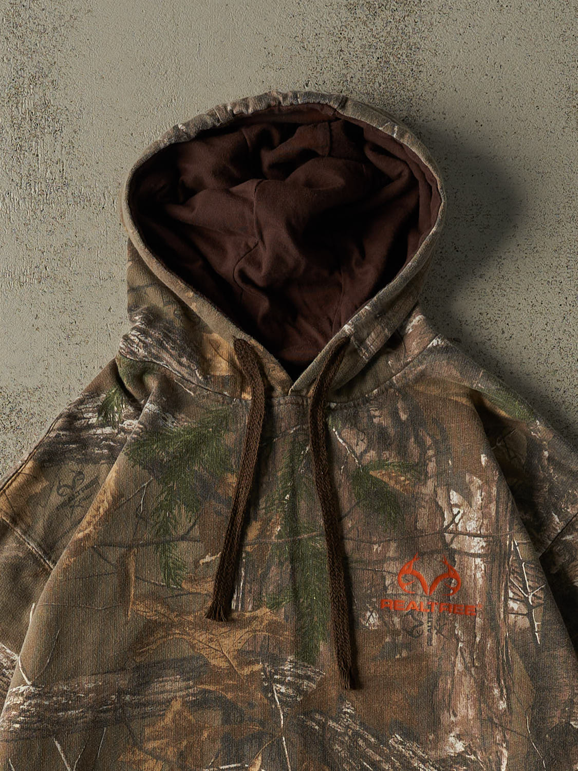 Vintage 90s Camo Realtree Logo Hoodie (L/XL)