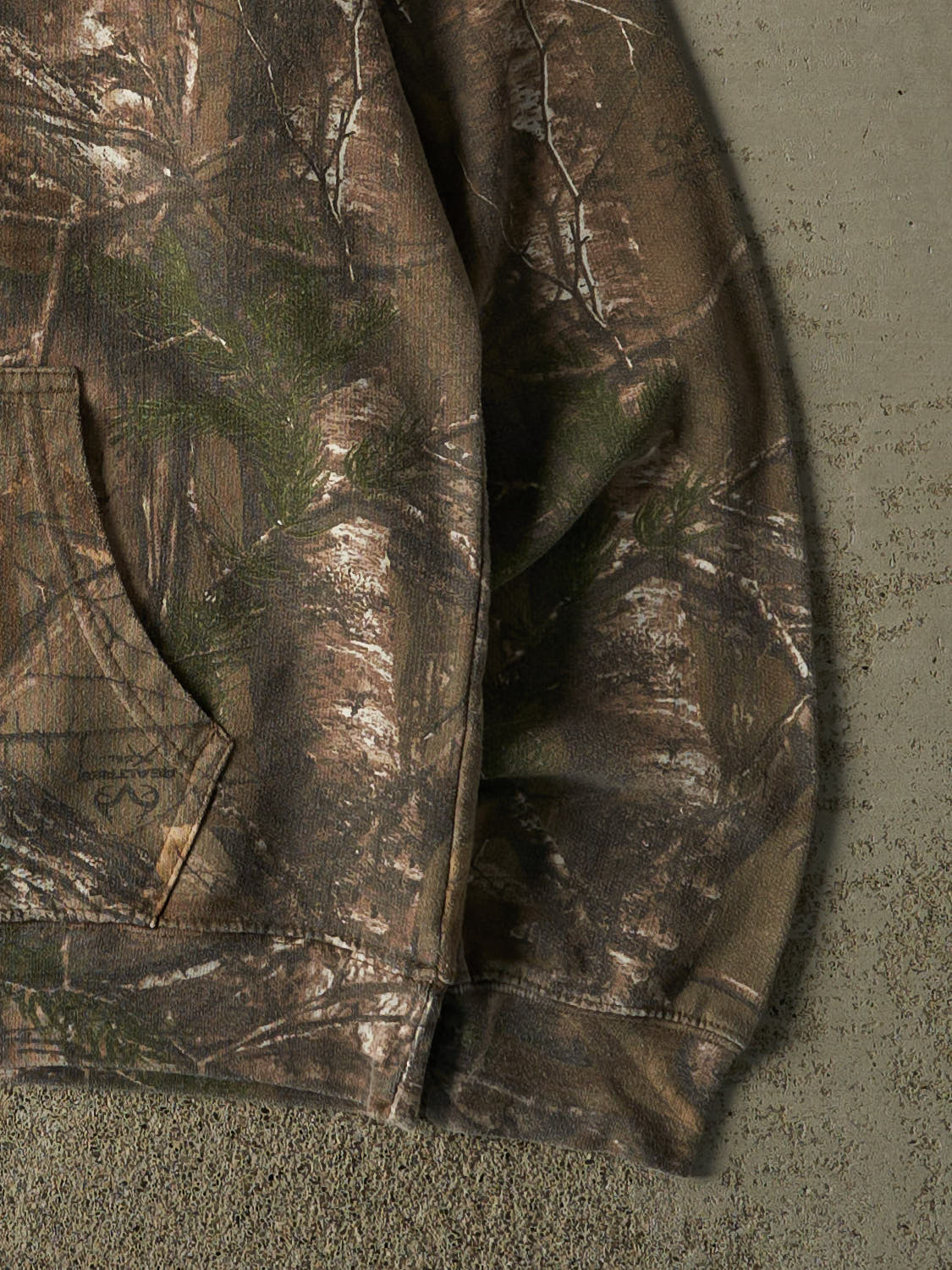 Vintage 90s Camo Realtree Logo Hoodie (L/XL)