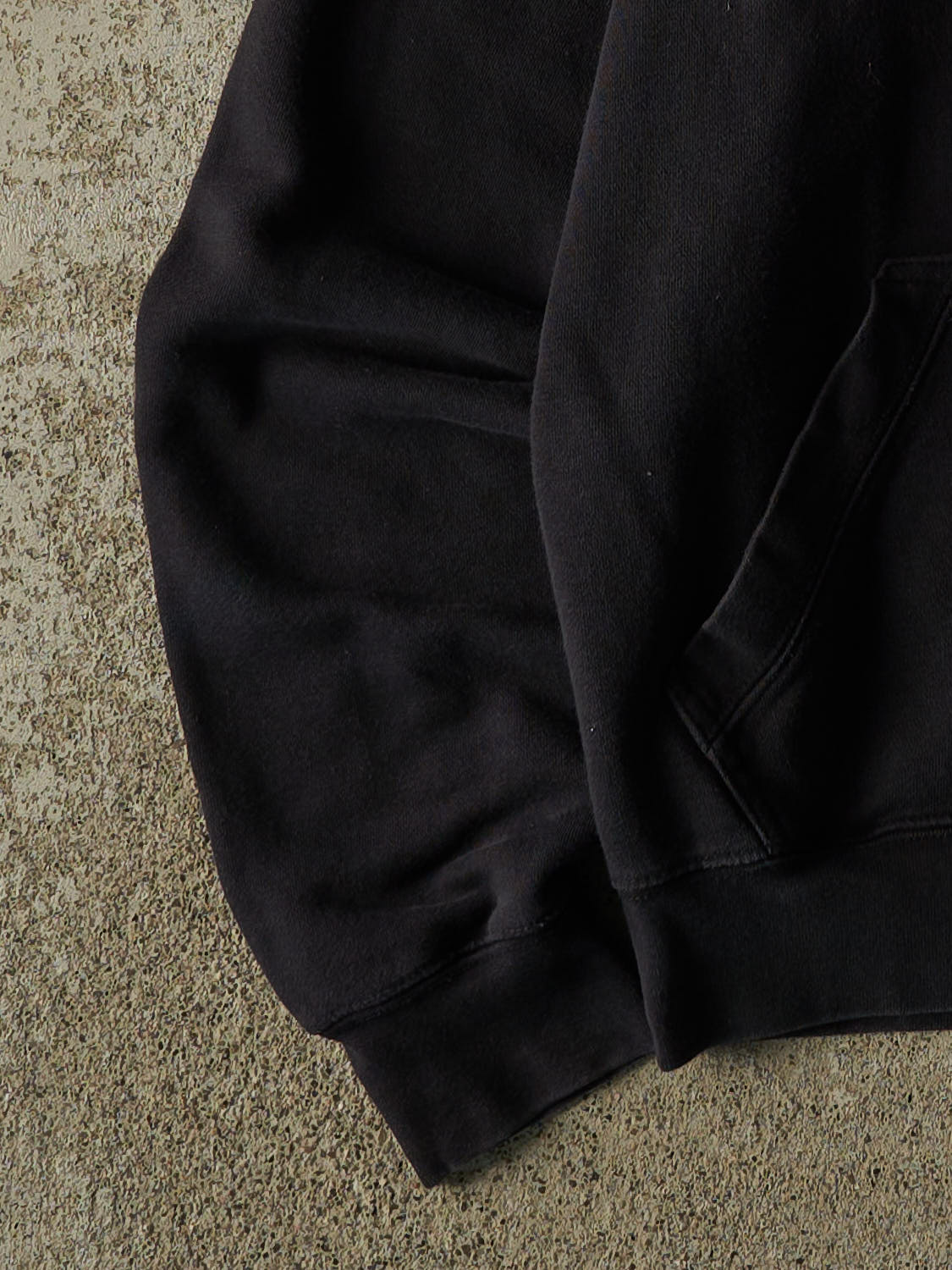 Vintage Y2K Faded Black University of Texas Hoodie (S)