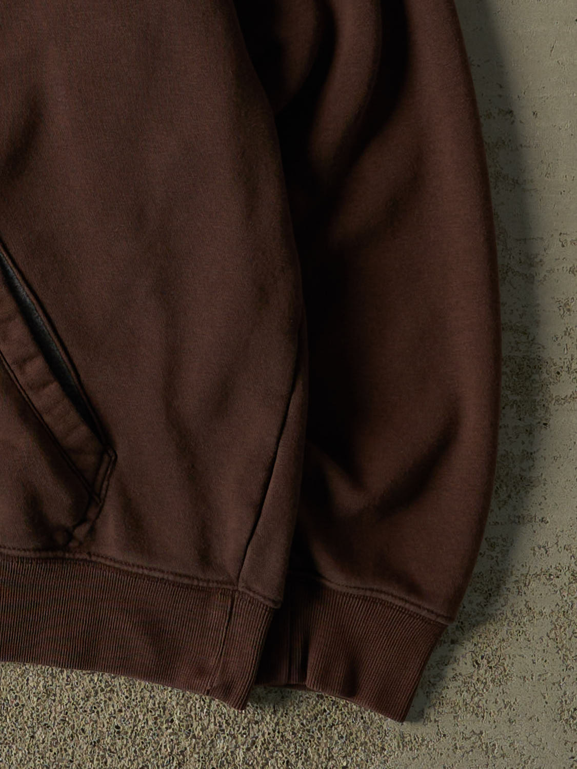 Vintage Y2K Faded Brown Nike Embroidered Zip Up Hoodie (M/L)