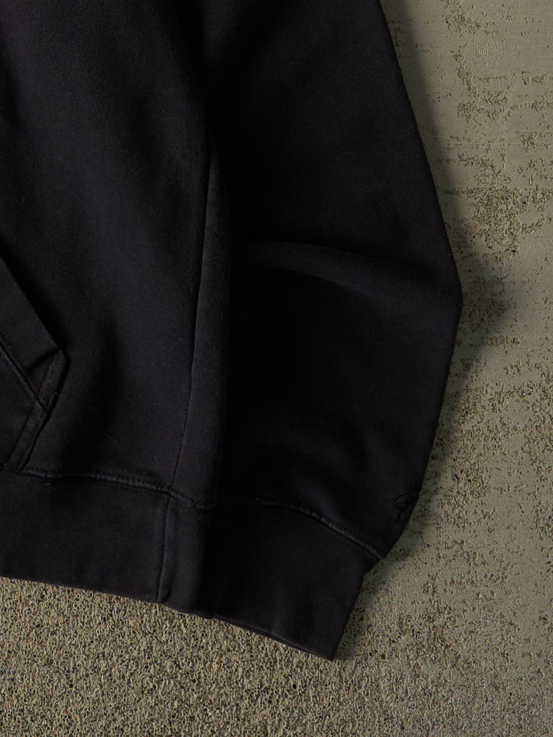 Vintage Y2K Faded Black University of Texas Hoodie (S)