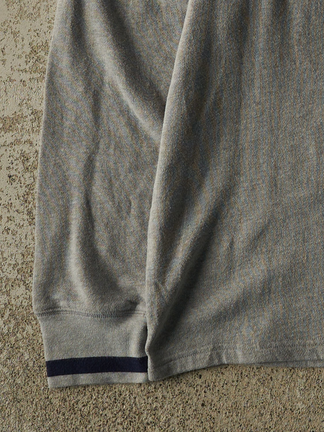 Vintage Y2K Grey Polo Lightweight Crewneck (L/XL)