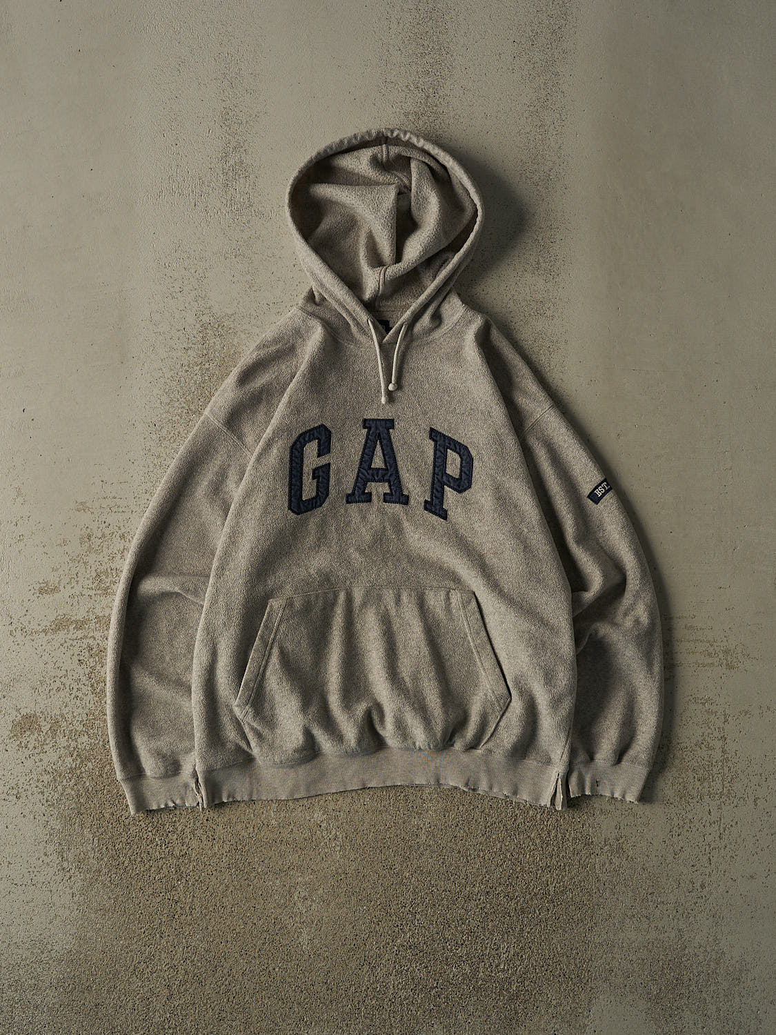 Vintage 90s Grey Gap Embroidered Fleece Hoodie (M/L)