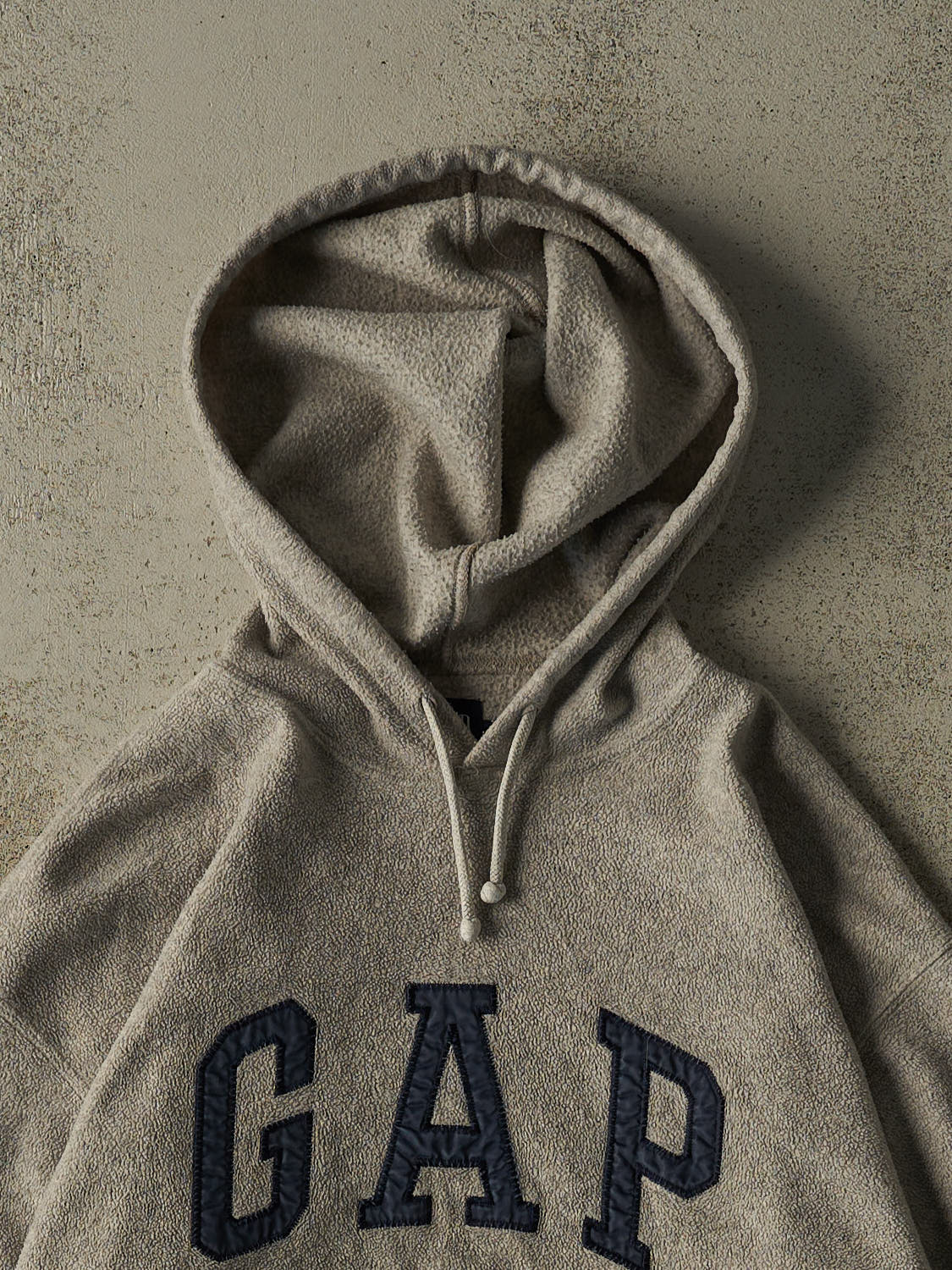 Vintage 90s Grey Gap Embroidered Fleece Hoodie (M/L)
