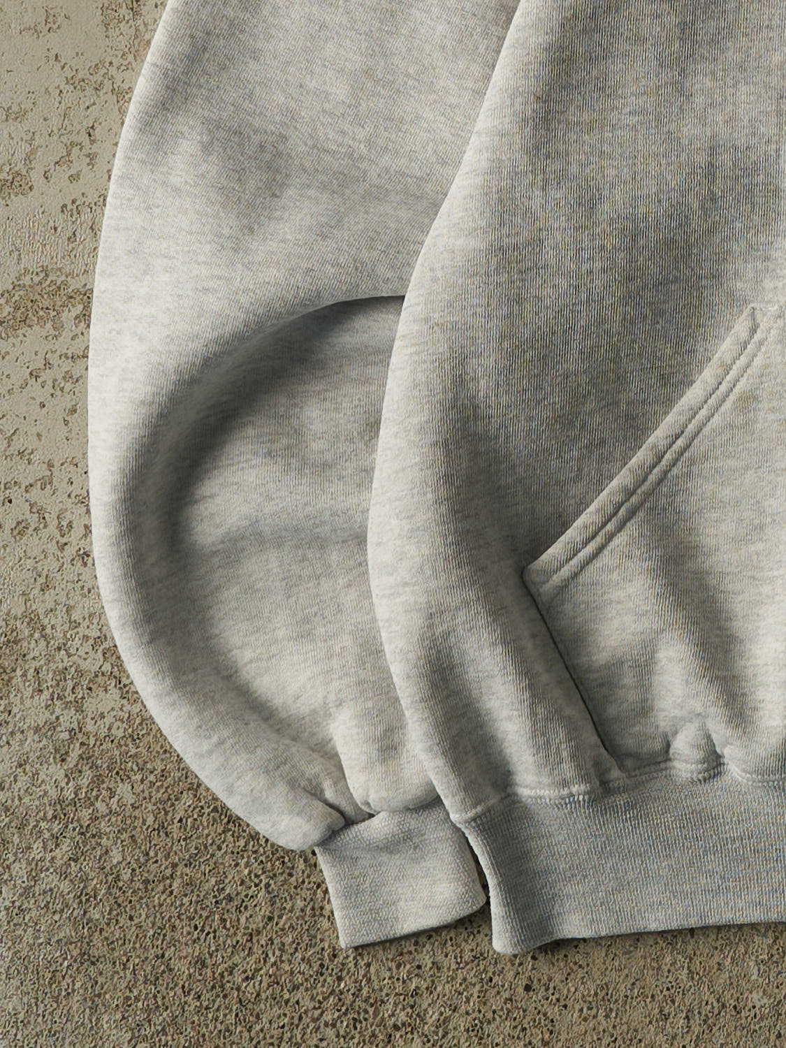 Vintage 90s Heather Grey Russell Athletic Squash Valley Hoodie (M/L)