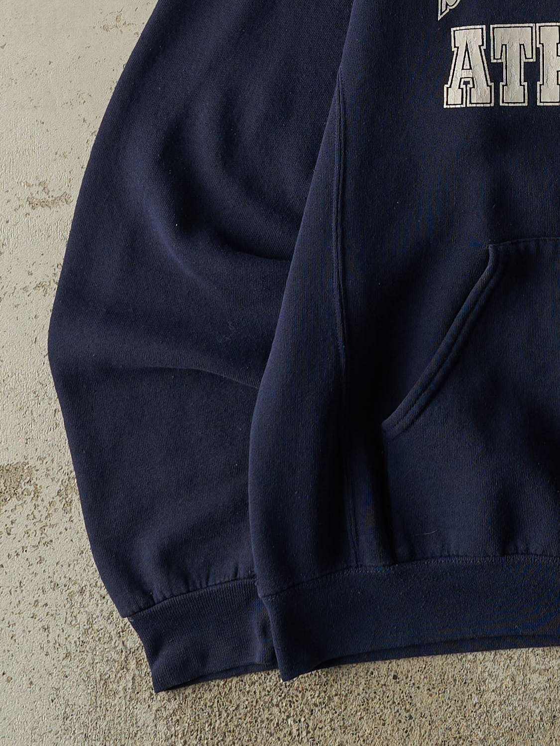 Vintage Y2K Navy Blue Russell Athletic St Andrews Athletics Hoodie (M)