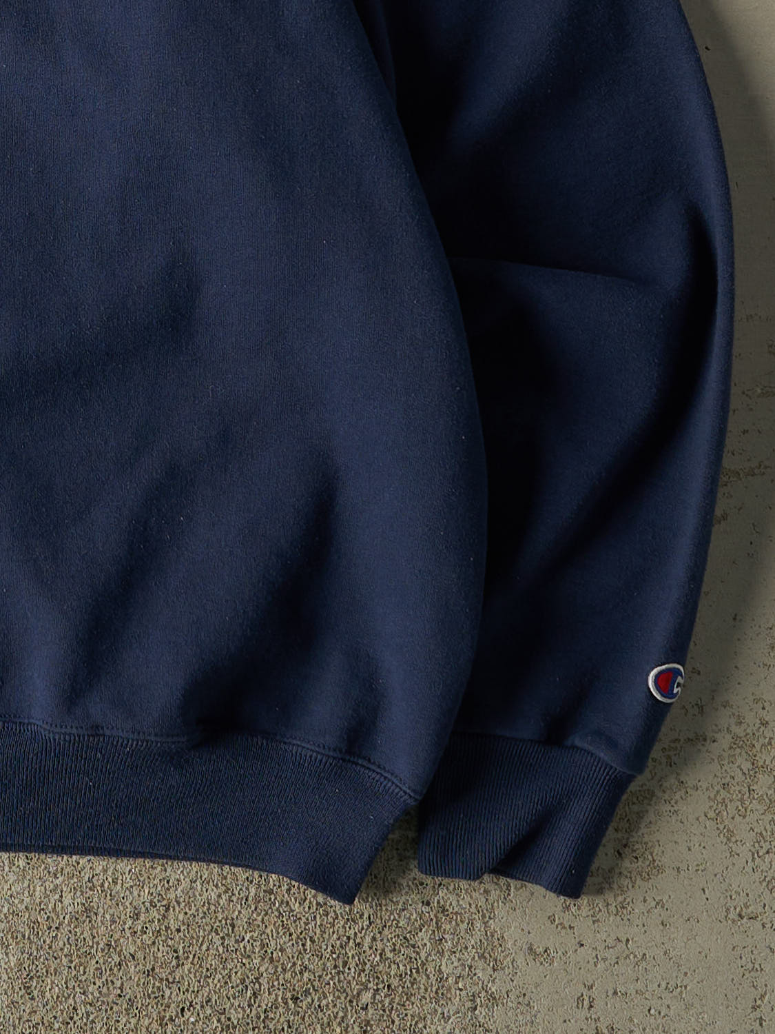 Vintage 90s Navy Blue Champion Logo Crewneck (M/L)