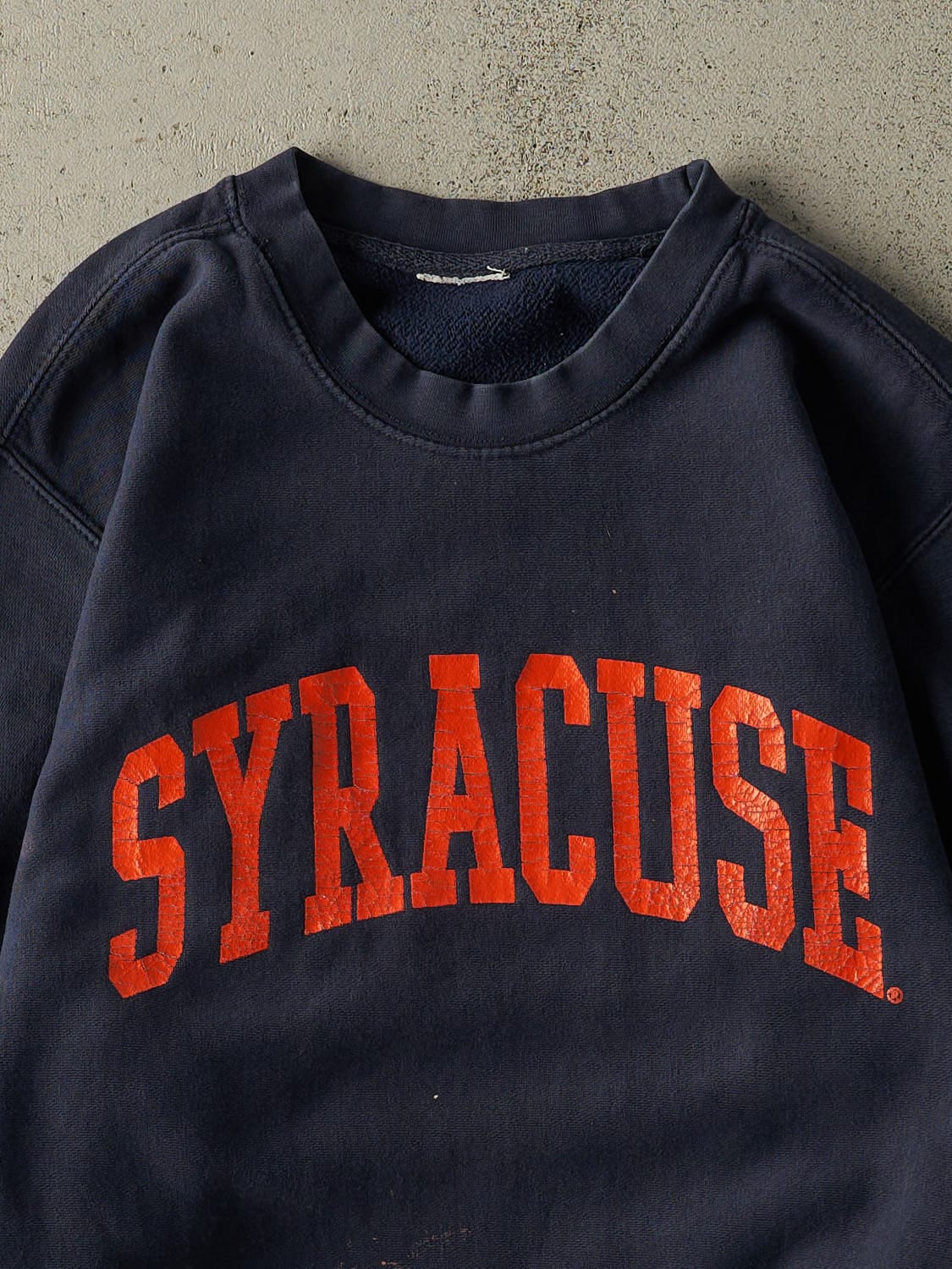 Vintage 90s Navy Blue Syracuse University Crewneck (M/L)