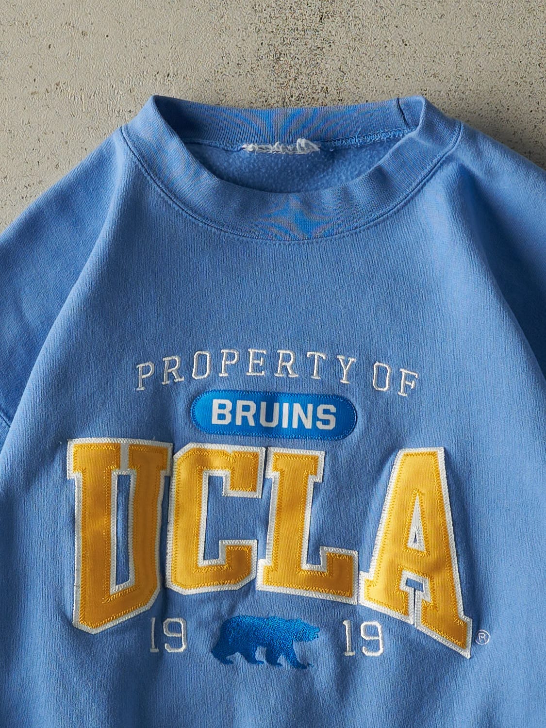 Vintage Y2K Baby Blue UCLA Champion Crewneck (S/M)
