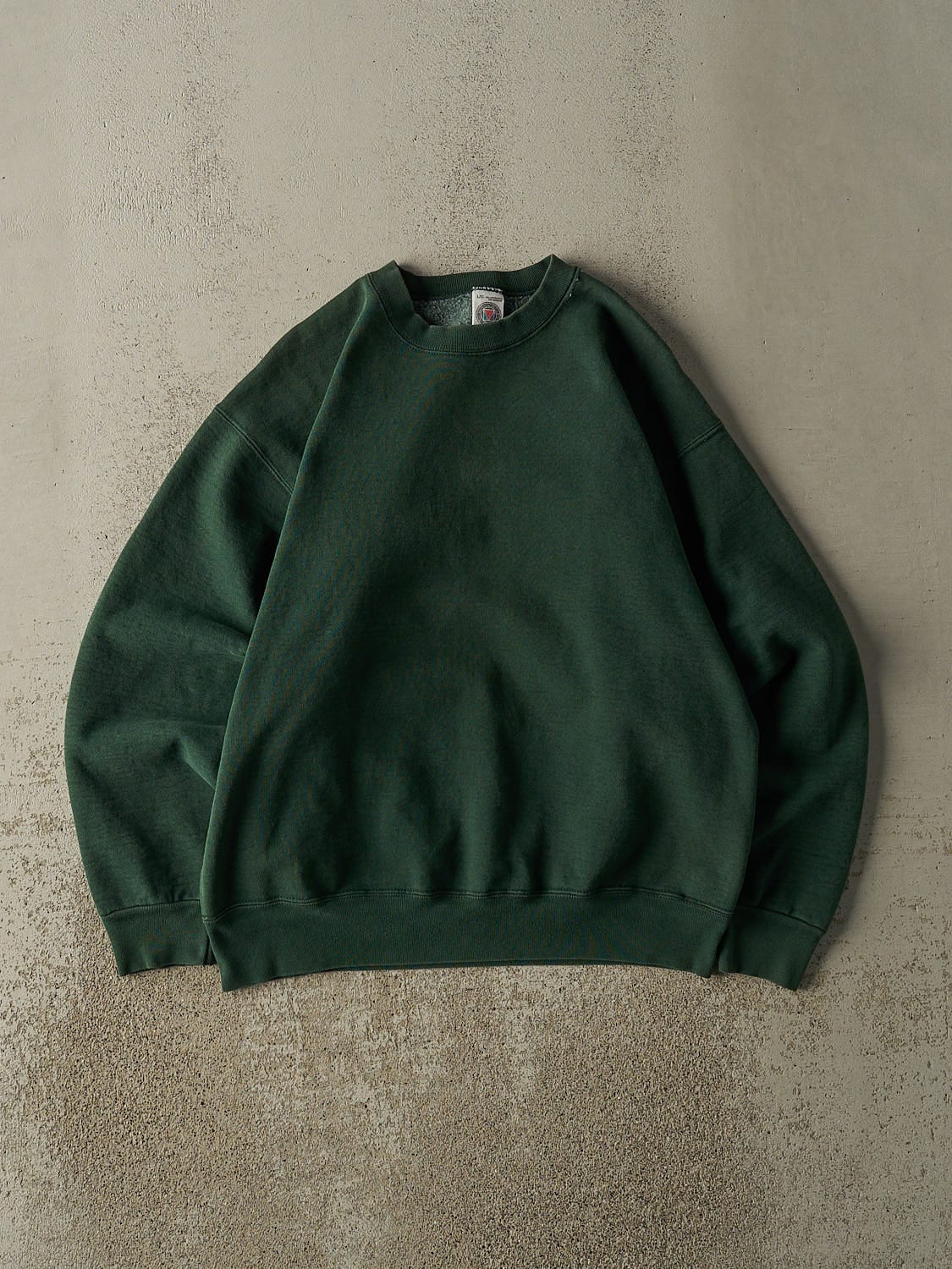Vintage 90s Green Blank Crewneck (L)