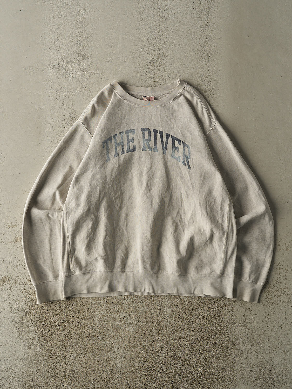 Vintage 90s Heather Grey The River Crewneck (XL/XXL)