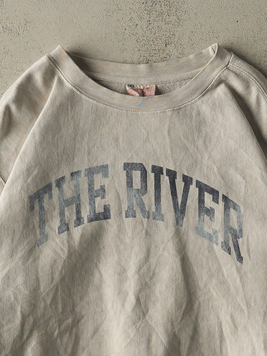 Vintage 90s Heather Grey The River Crewneck (XL/XXL)