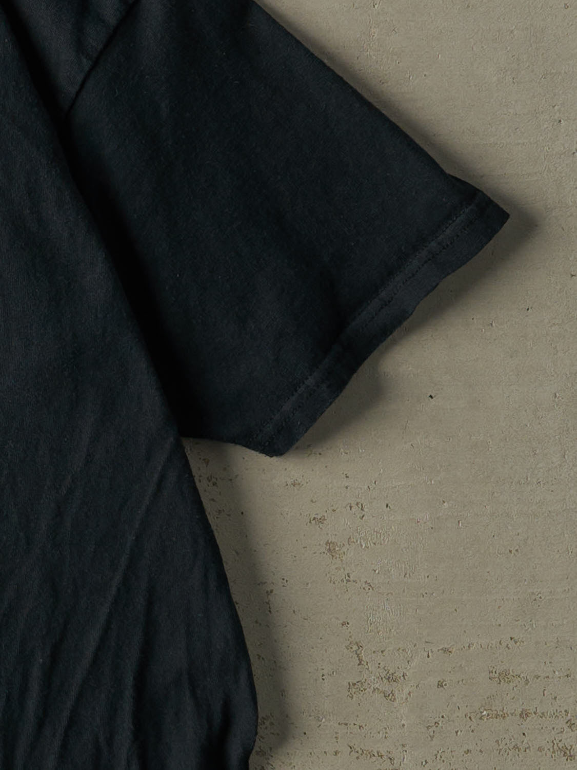 Vintage Y2K Black "Fuggedaboudit!" Slogan Tee (M)