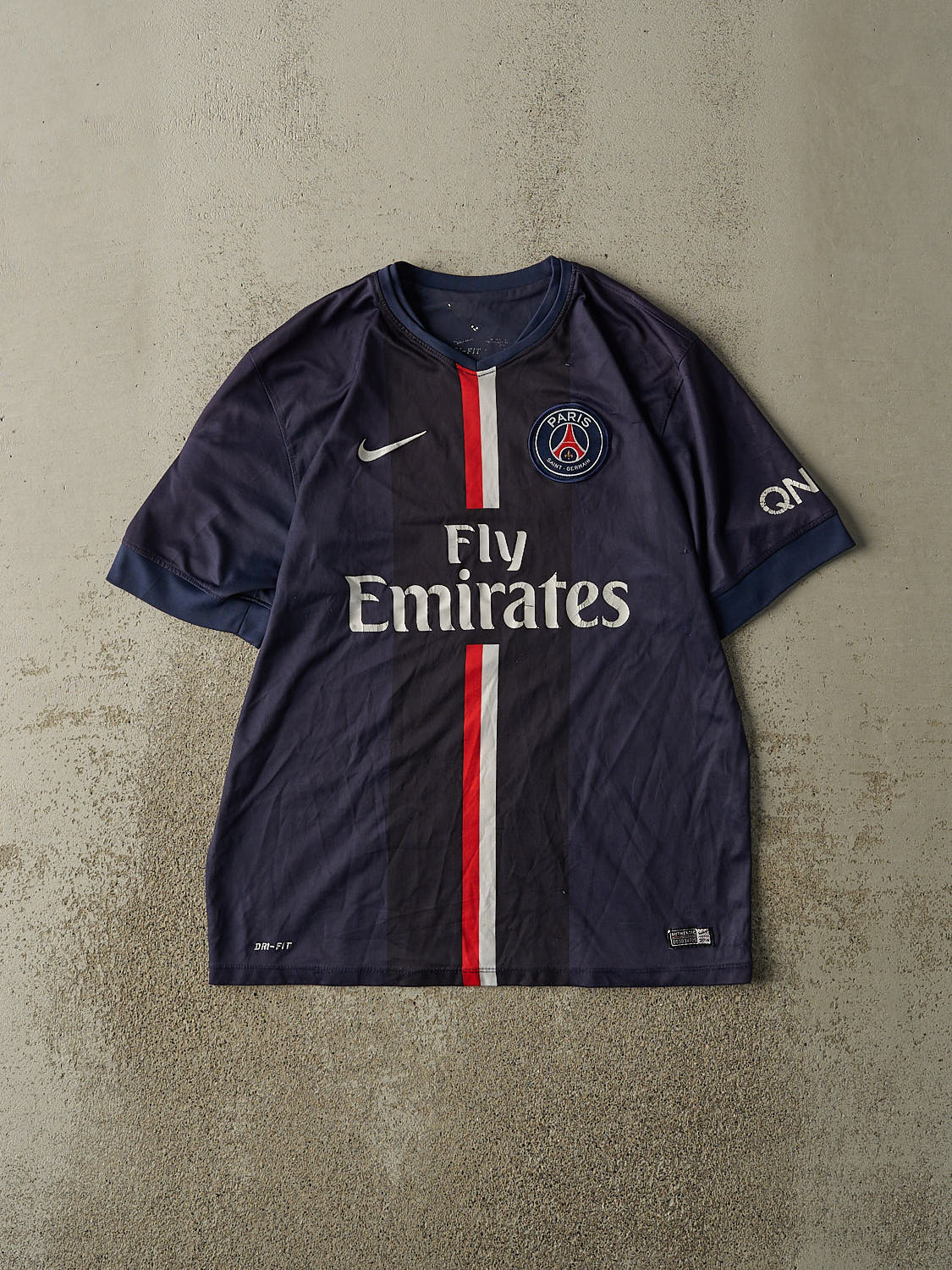 Vintage 14' Navy Blue Paris Saint-Germain Nike Jersey (L)