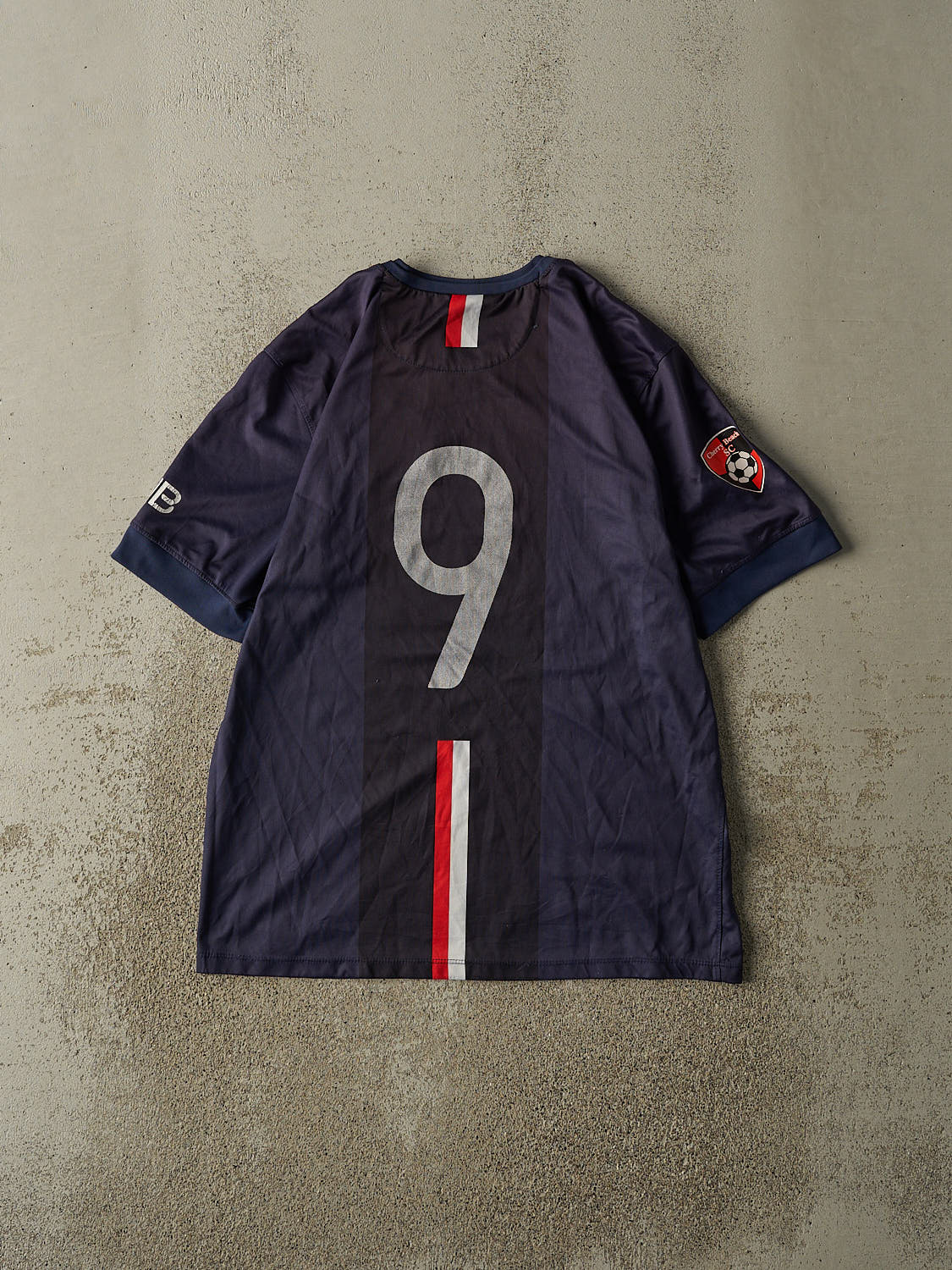 Vintage 14' Navy Blue Paris Saint-Germain Nike Jersey (L)
