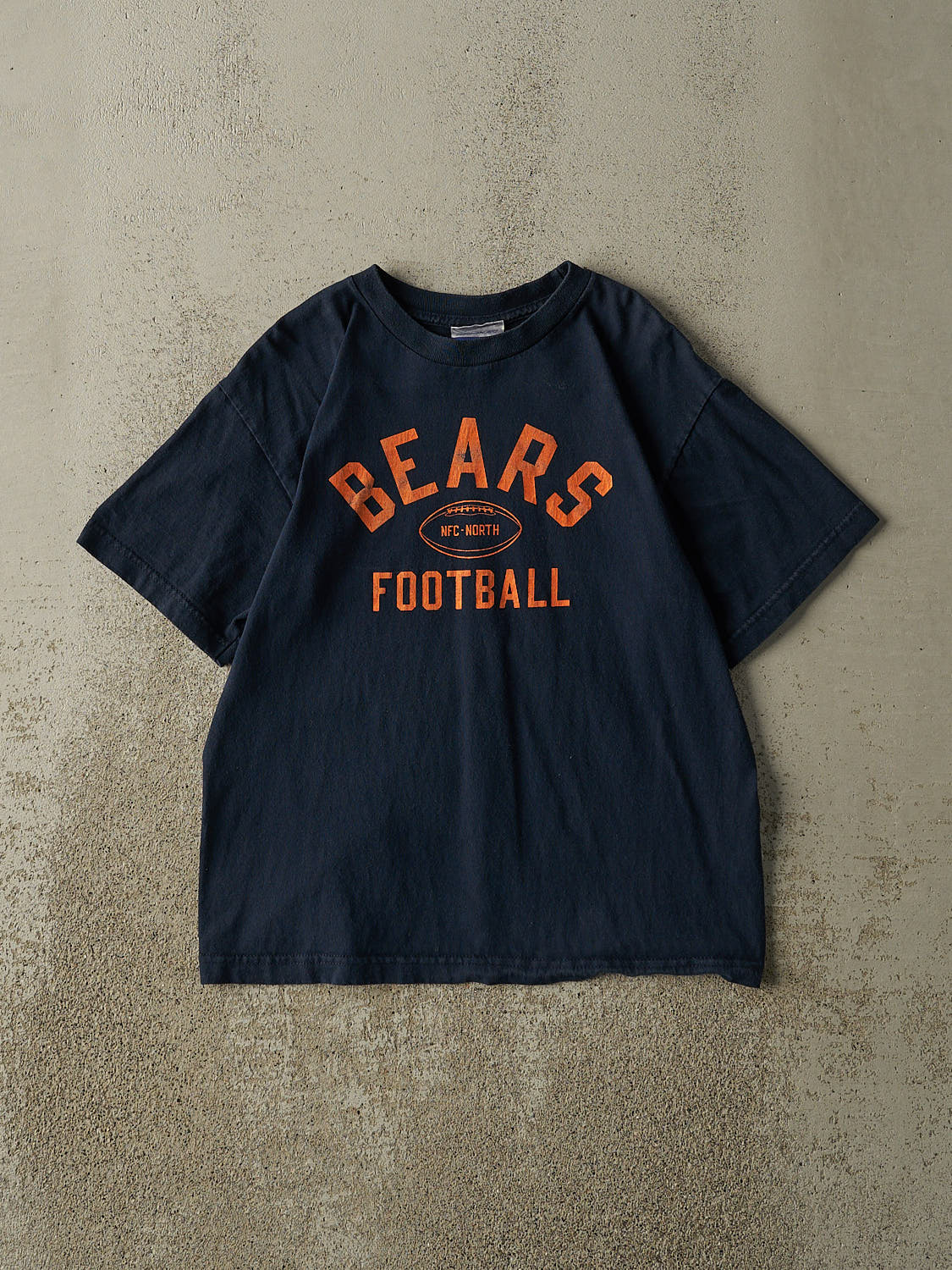 Vintage Y2K Navy Blue Chicago Bears Tee (S)