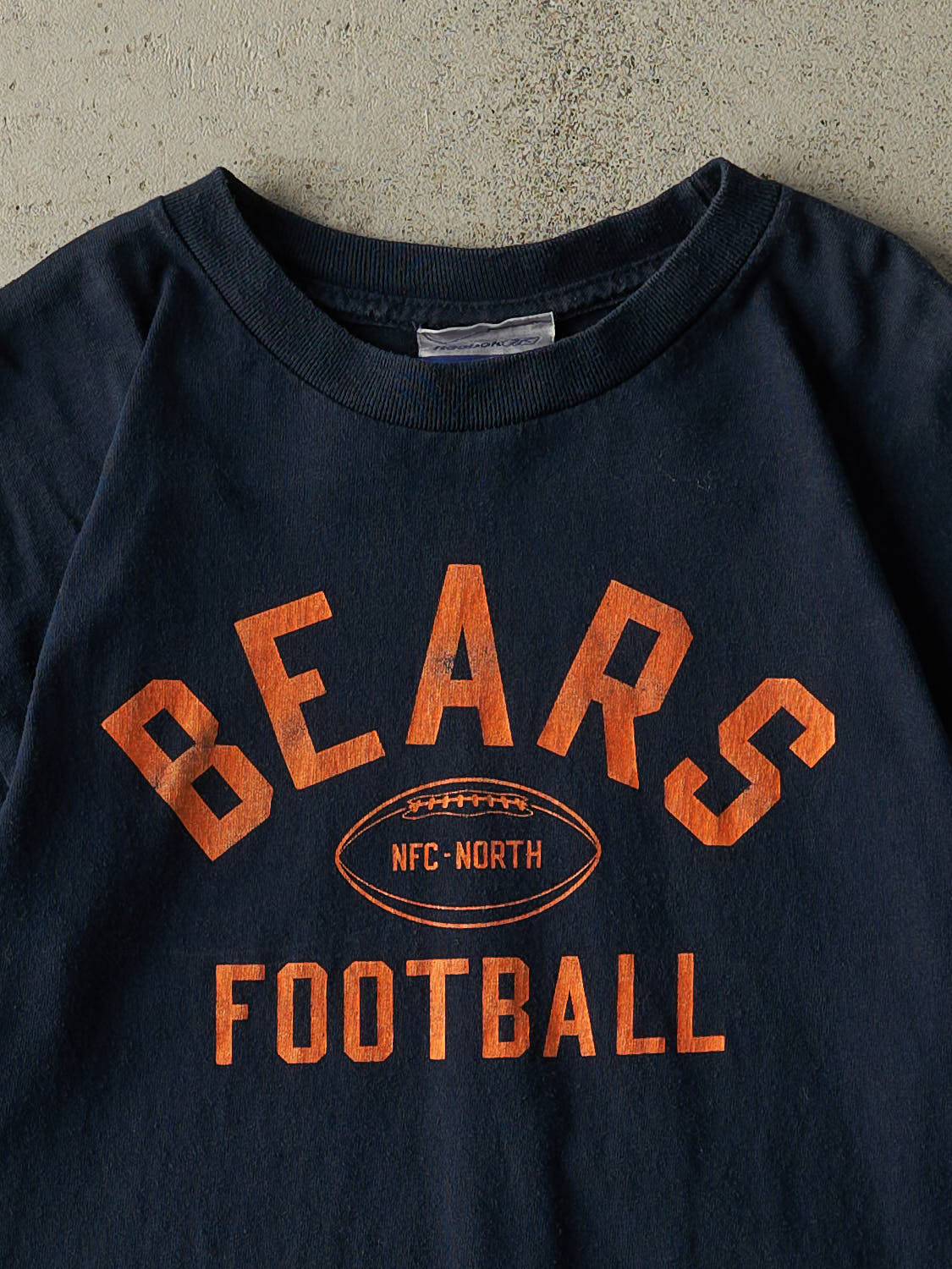 Vintage Y2K Navy Blue Chicago Bears Tee (S)