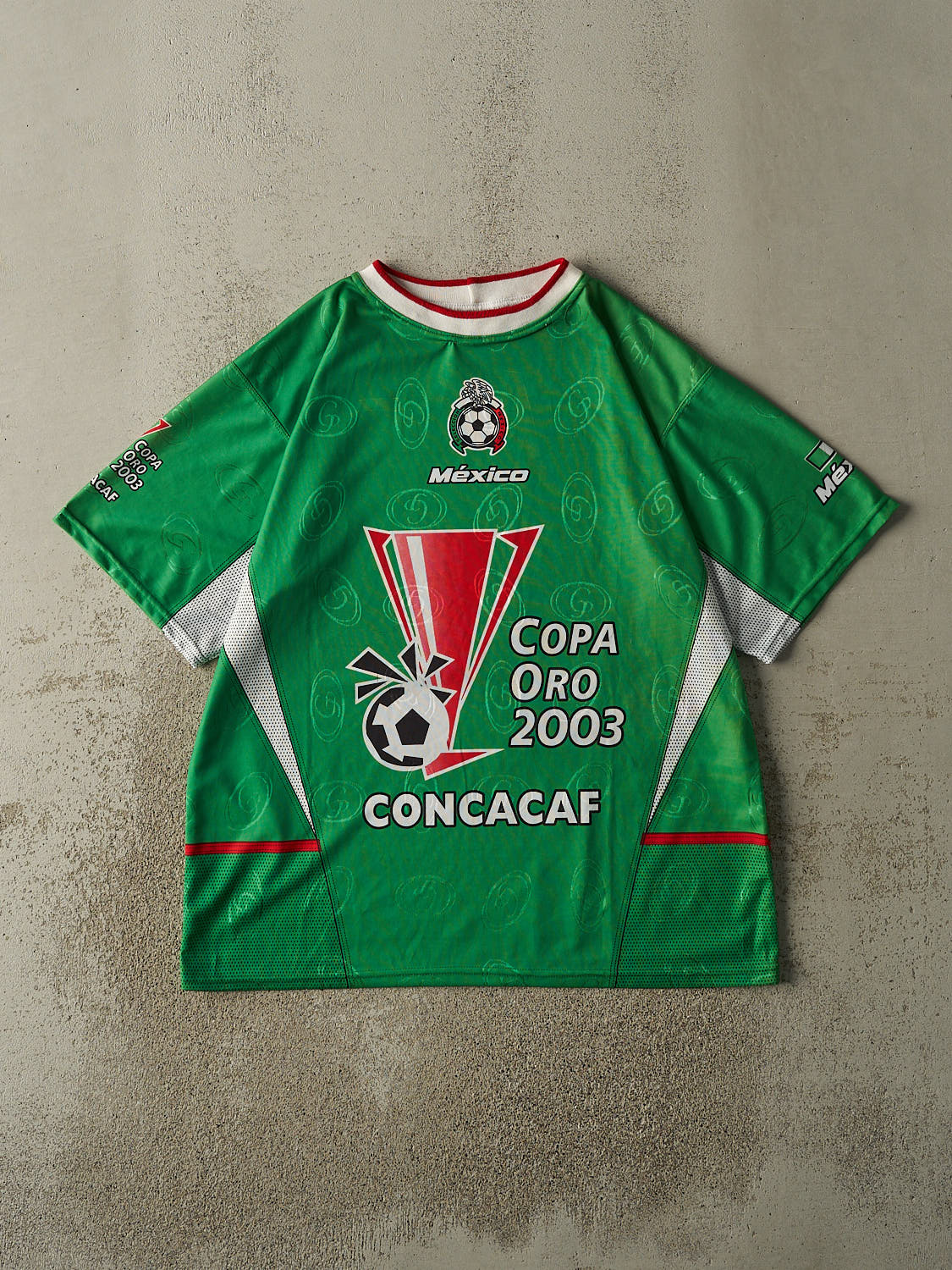 Vintage 03' Green Mexico Copa Soccer Jersey (XL)