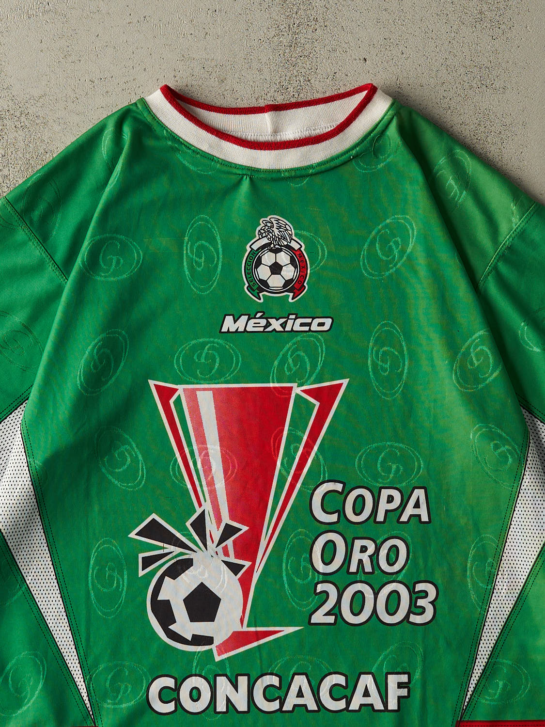 Vintage 03' Green Mexico Copa Soccer Jersey (XL)