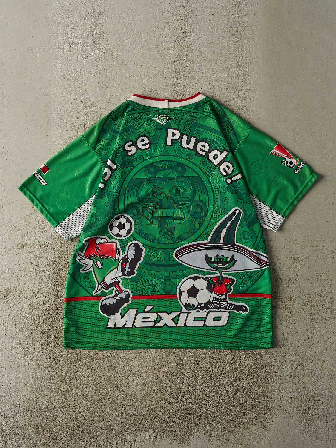 Vintage 03' Green Mexico Copa Soccer Jersey (XL)