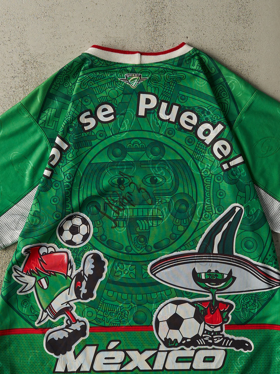 Vintage 03' Green Mexico Copa Soccer Jersey (XL)