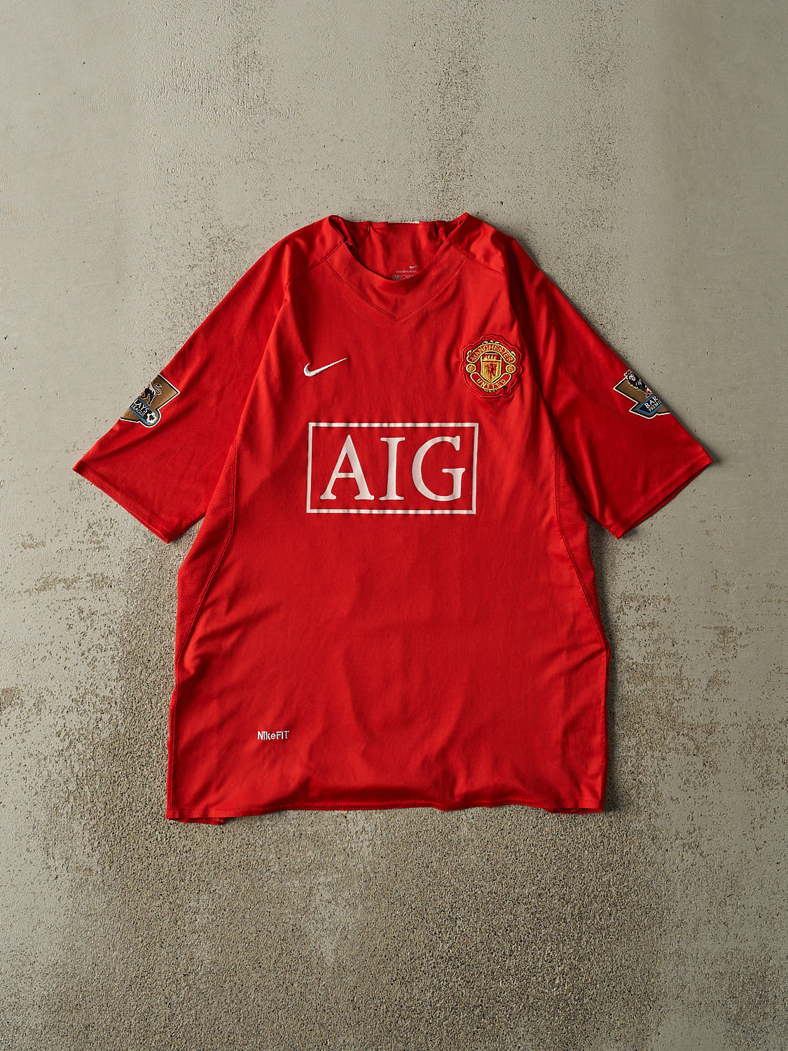 Vintage Y2K Red Manchester United Wayne Rooney Jersey (M/L)