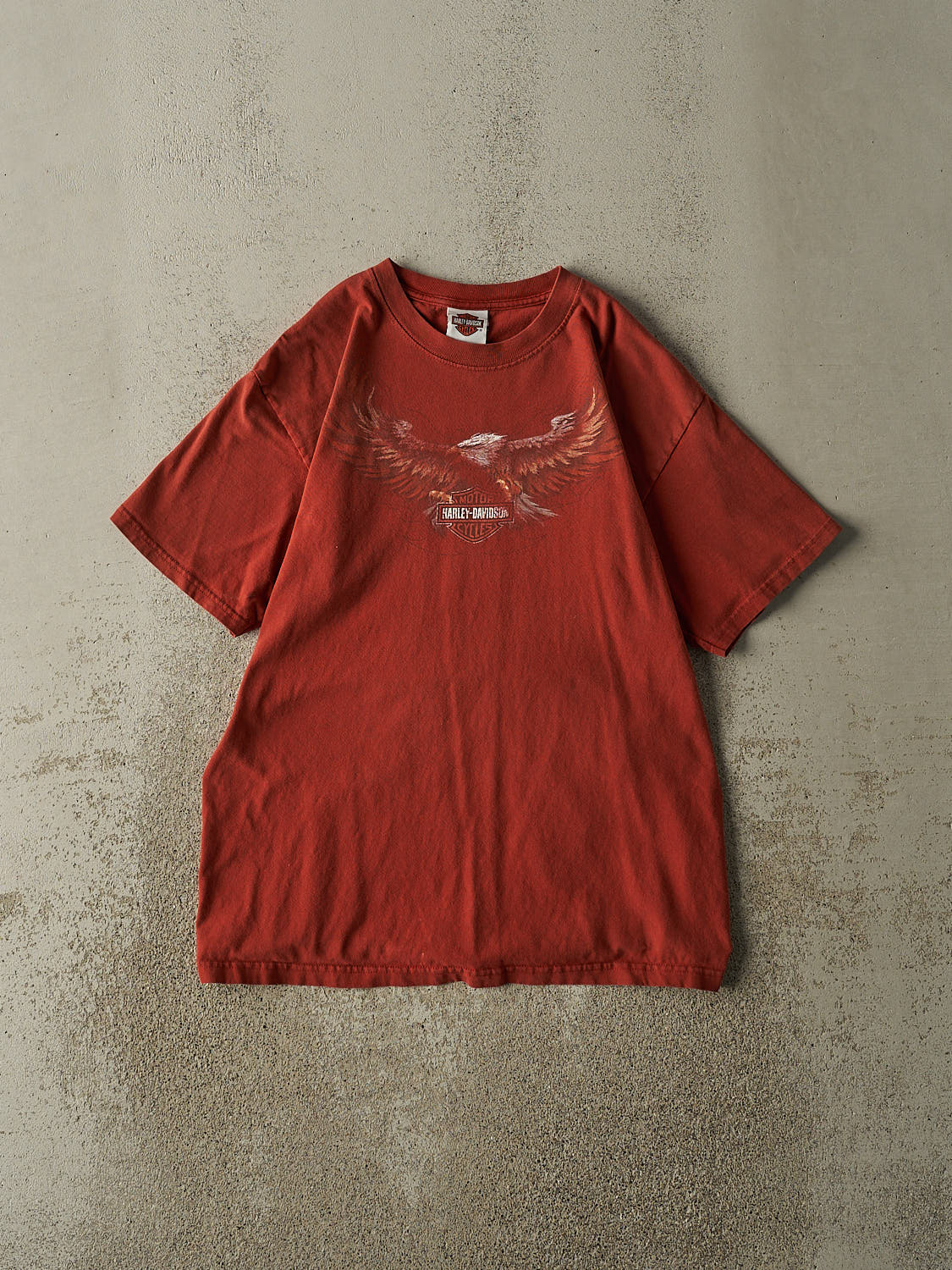 Vintage 08' Burgundy Harley Davidson Des Moines Iowa Tee (M/L)