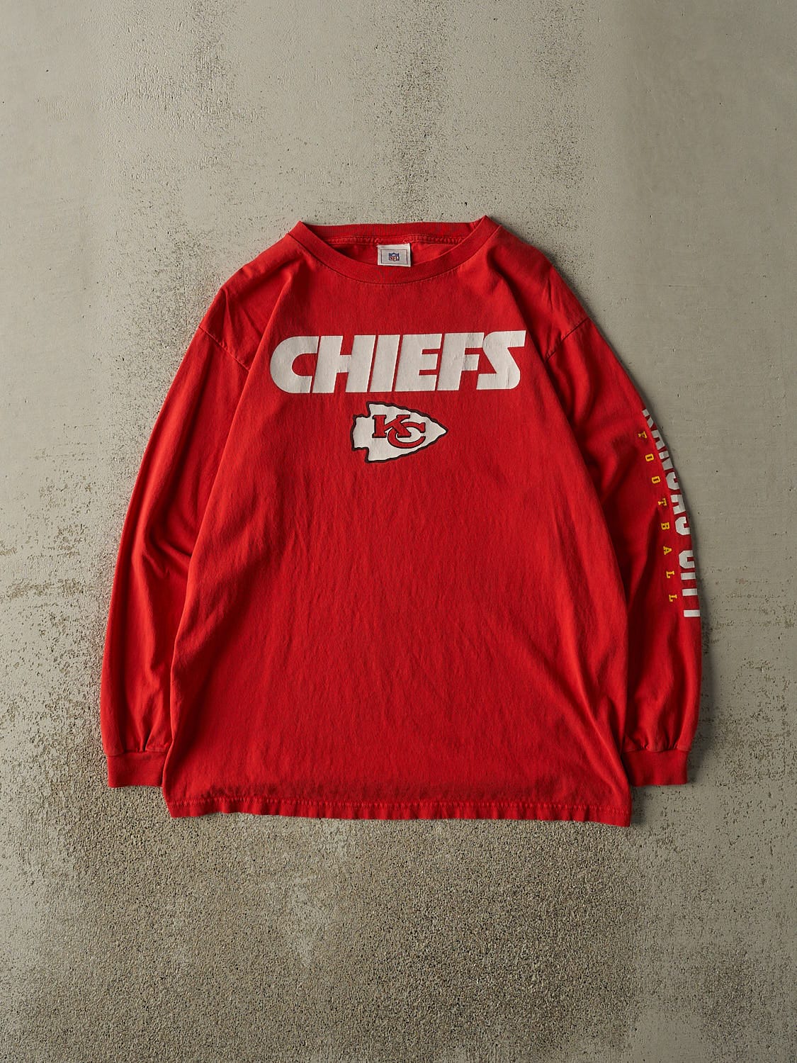 Vintage Y2K Red Kansas City Chiefs Long Sleeve (L)