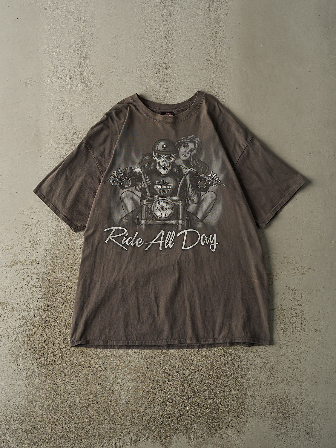 Vintage 14' Charcoal Grey Harley Davidson Las Vegas NV Tee (XL/XXL)