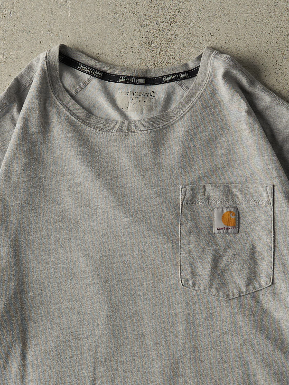 Vintage Y2K Grey Carhartt Pocket Tee (L/XL)