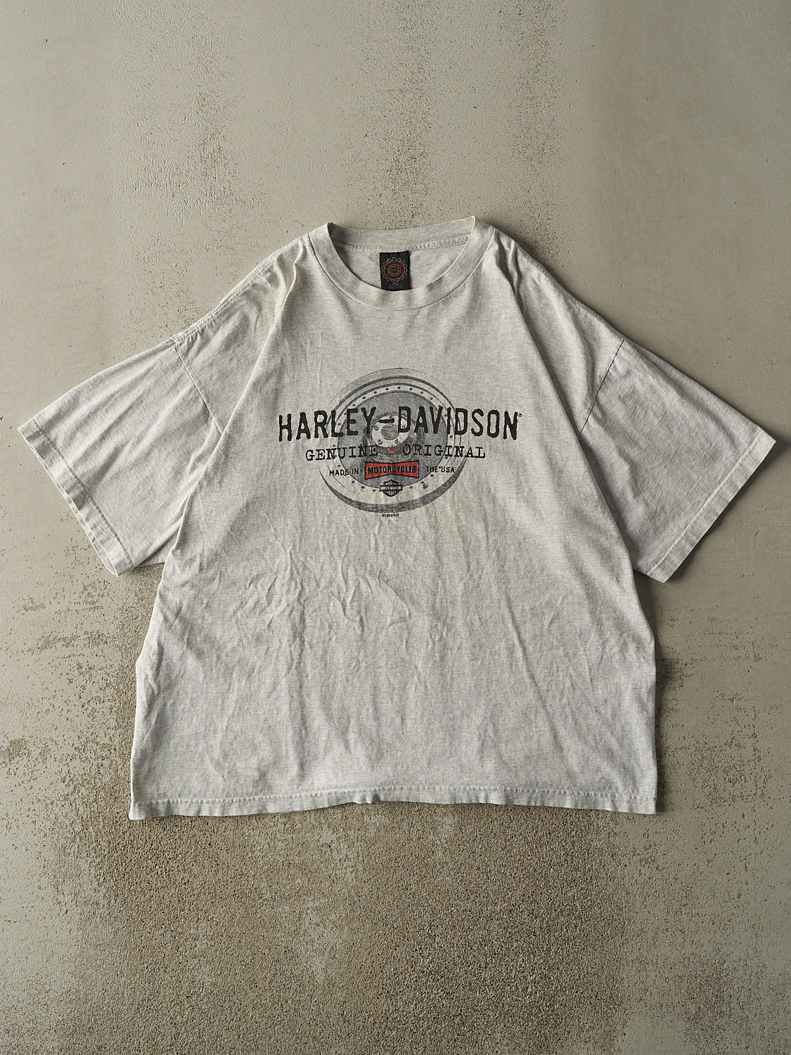 Vintage 98' Heather Grey Harley Davidson Tee (XL/XXL)