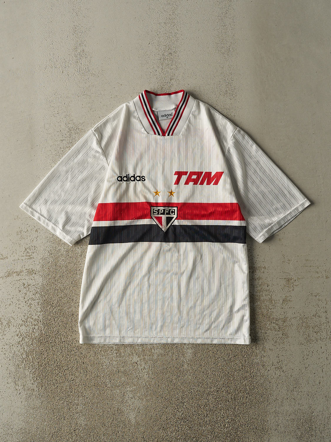 Vintage 90s White São Paulo Soccer Jersey (M/L)