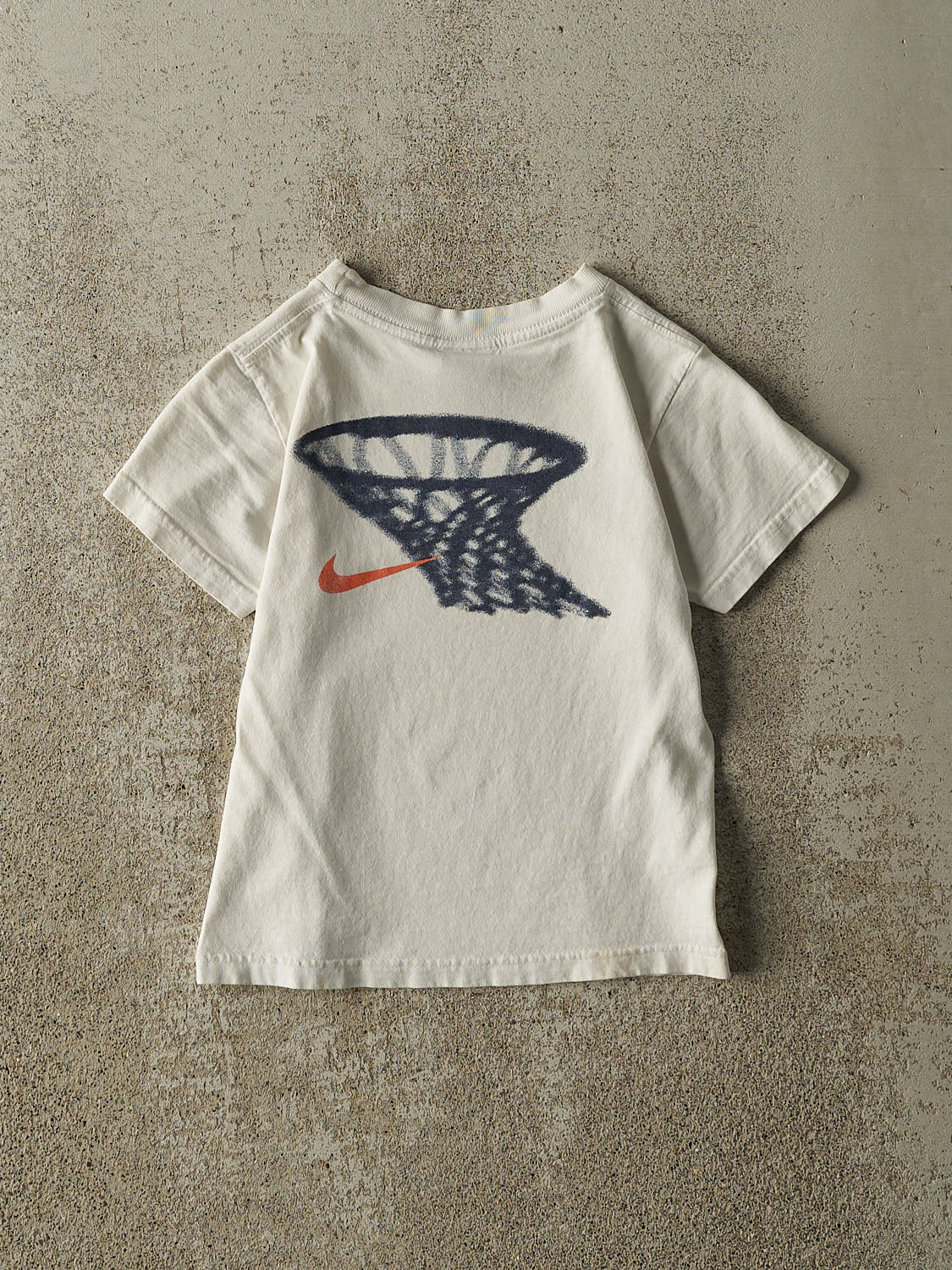 Vintage 90s White Nike Swoosh Baby Tee (XXS)