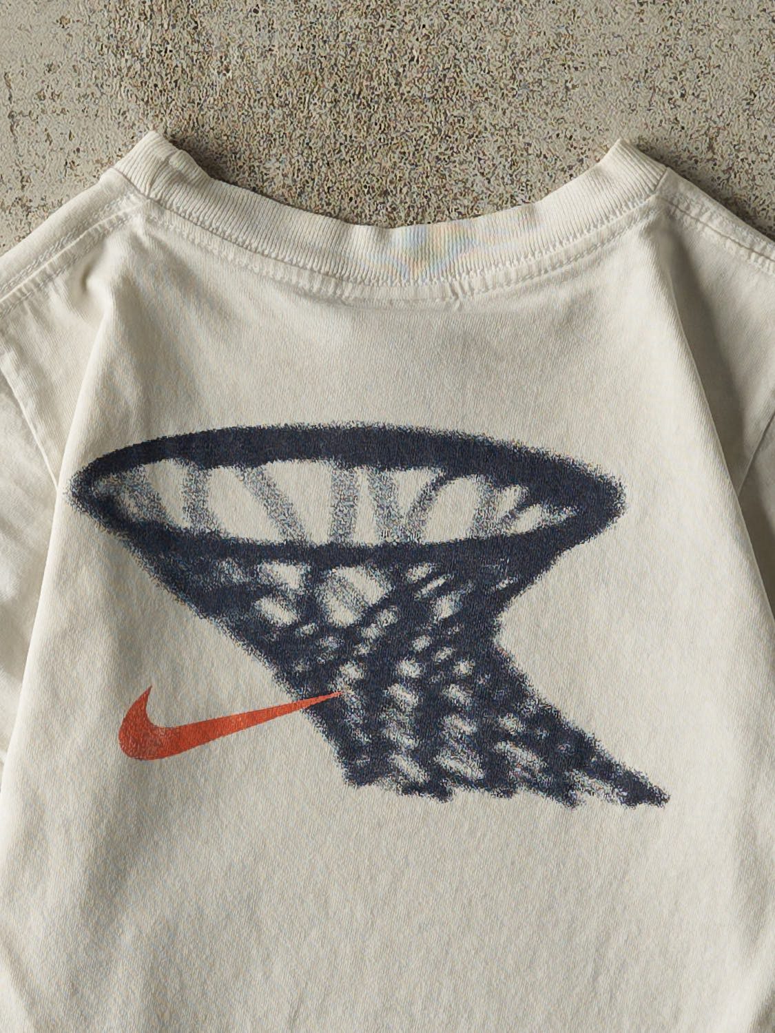 Vintage 90s White Nike Swoosh Baby Tee (XXS)