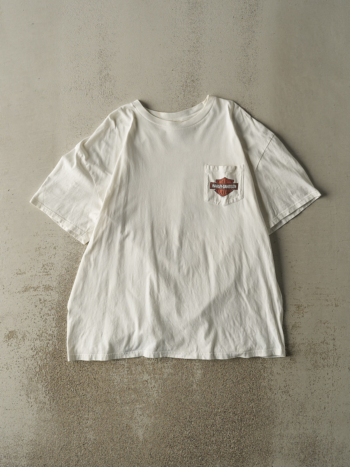 Vintage 10' White Harley Davidson Fargo ND Tee (XXL)