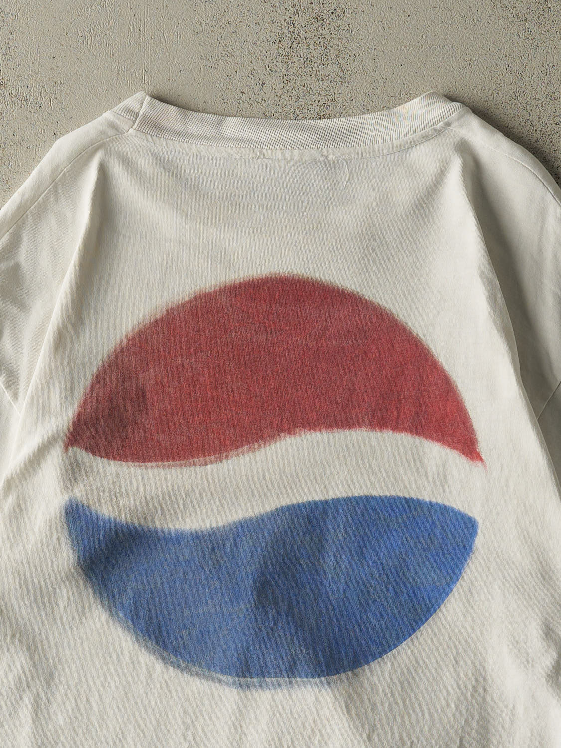 Vintage 90s White Pepsi Single Stitch Tee (L/XL)