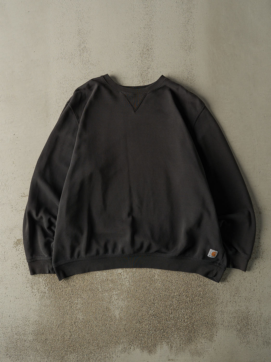 Vintage Y2K Black Carhartt Embroidered Crewneck (XXXL)