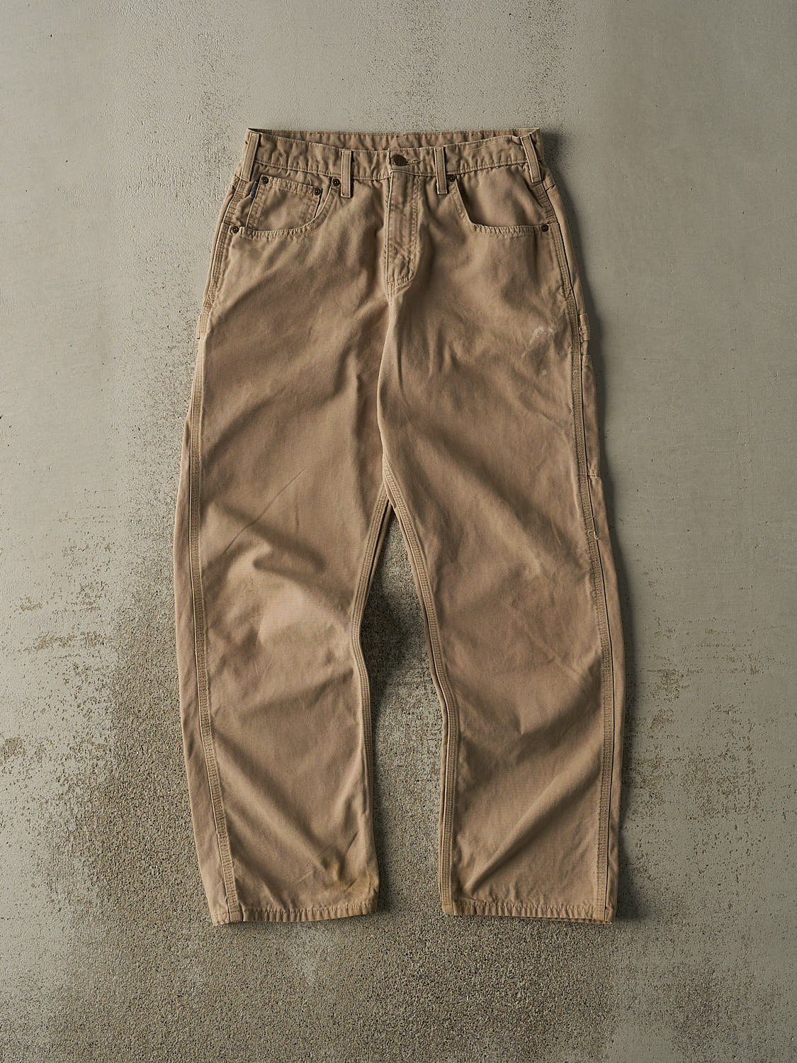 Vintage Y2K Beige Carhartt Carpenter Pants (30x31)