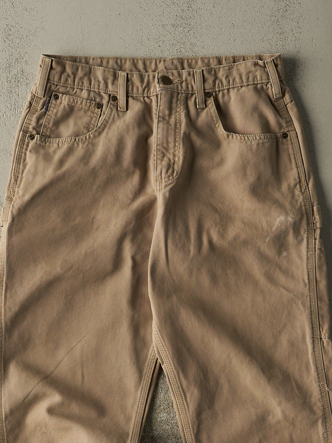 Vintage Y2K Beige Carhartt Carpenter Pants (30x31)